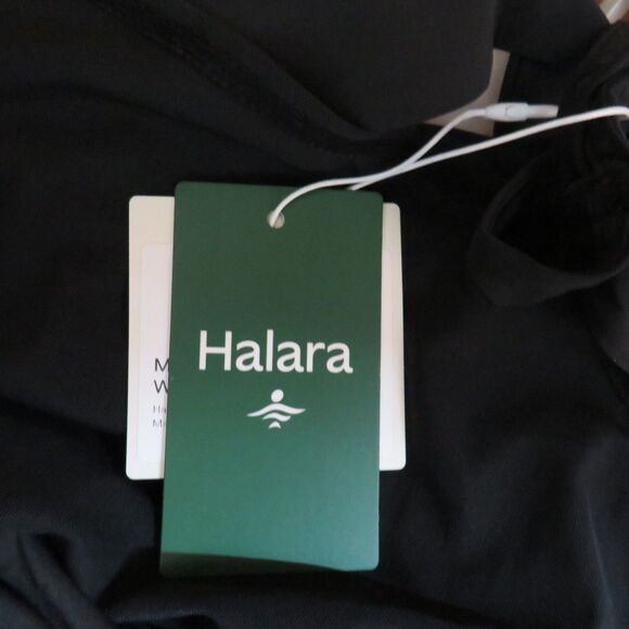 Halara Black Contrast Mesh Curved Hem Cool Touch Quick Dry Active Tank Sz Small - Picture 9 of 9